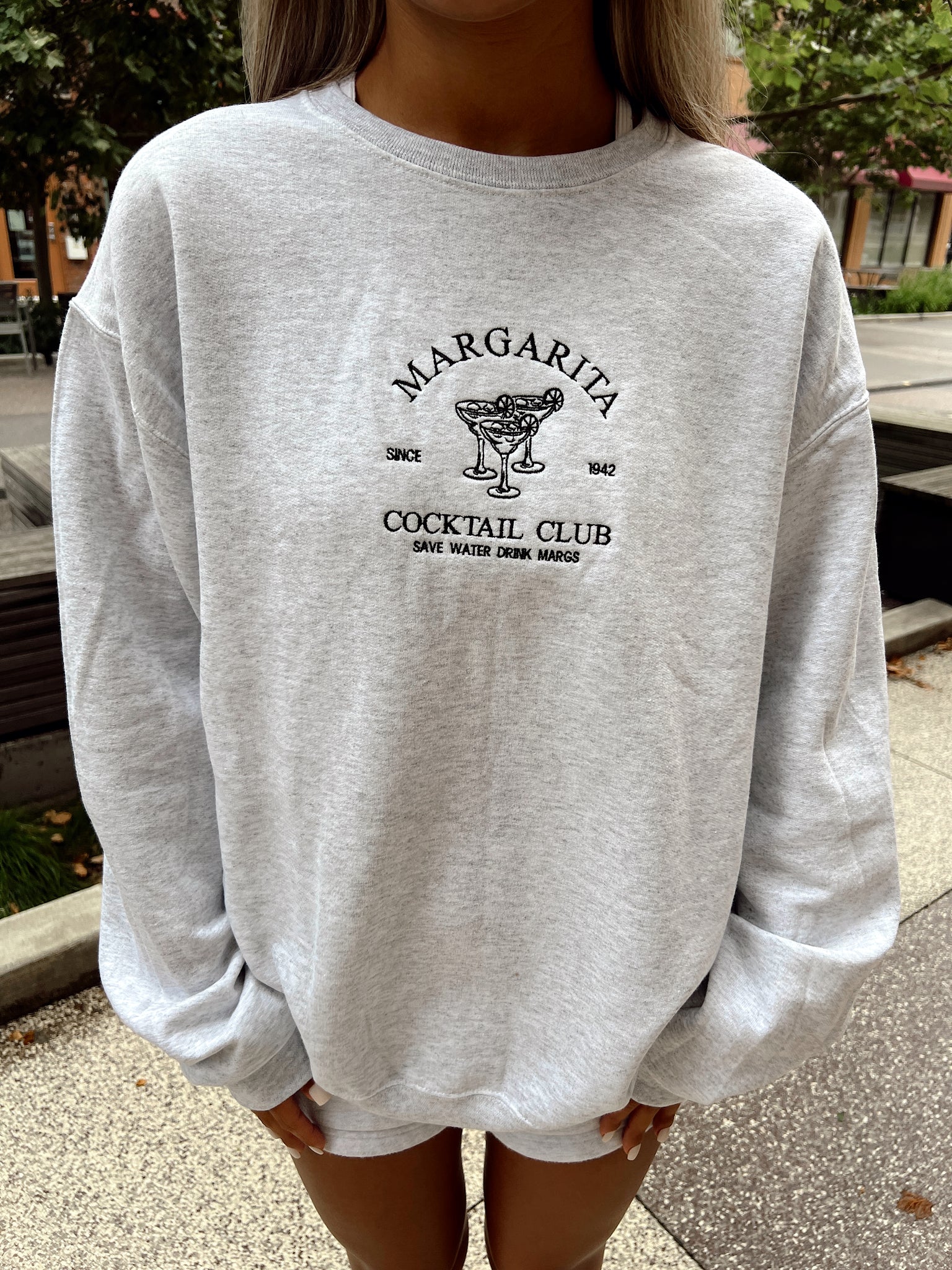 Margarita Heather Grey Sweatshirt