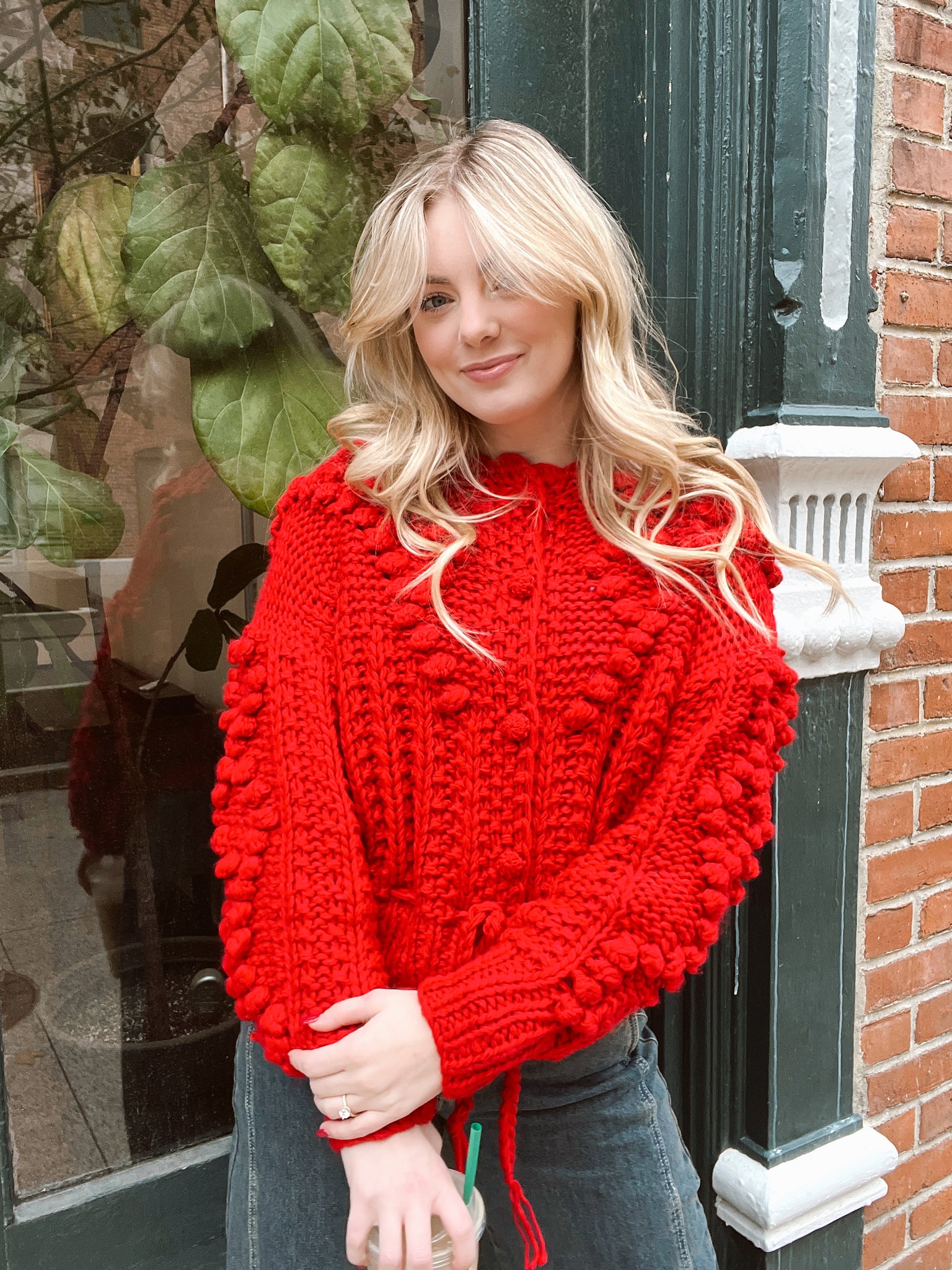 Cranberry Kisses Knit Sweater