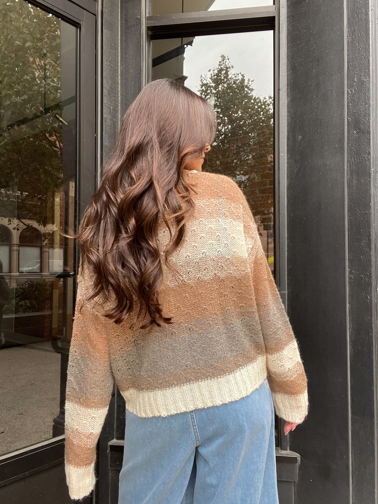 Cocoa and Cream Knit Sweater