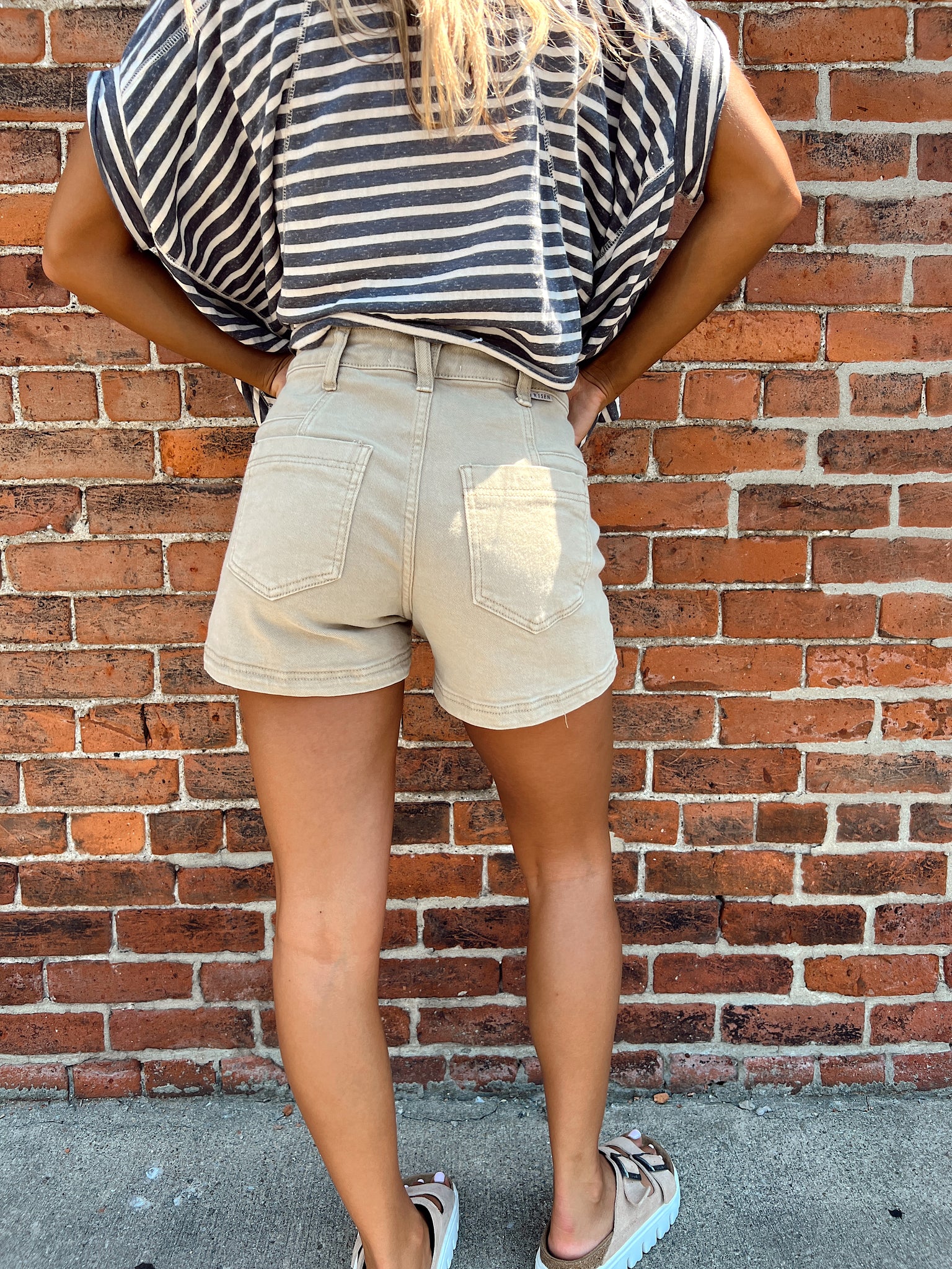 FINAL SALE- Caught Up Khaki Shorts