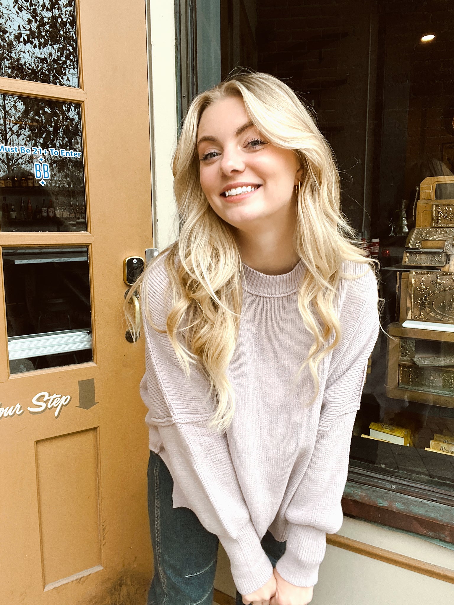 Cozy For Keeps Lilac Sweater