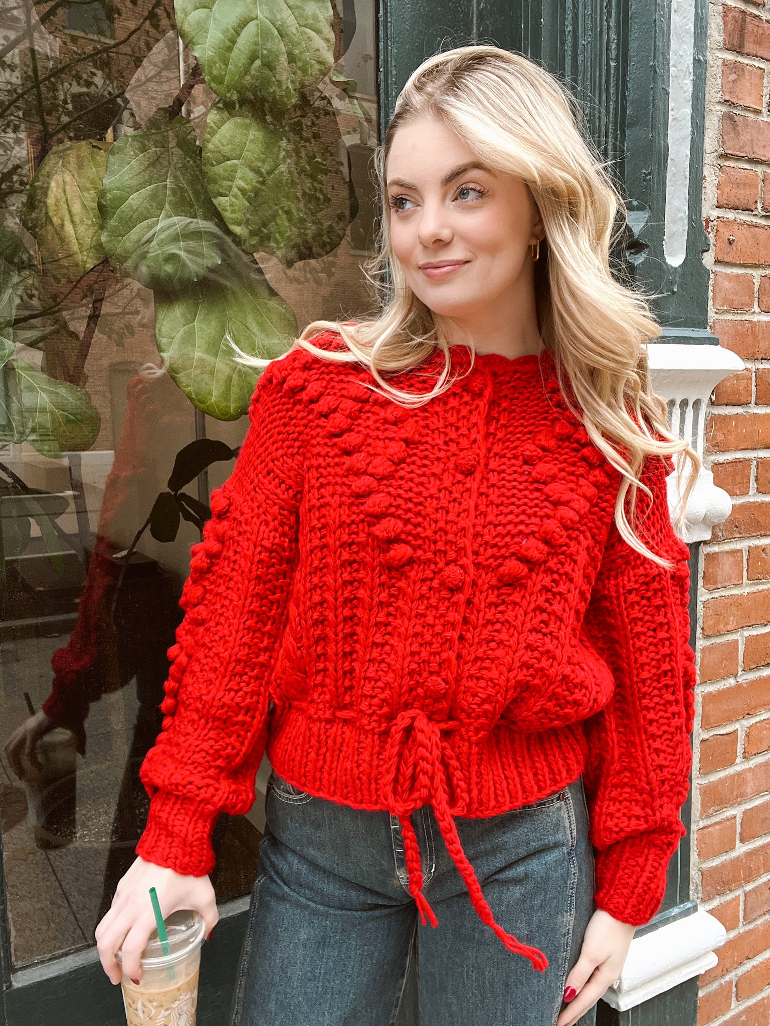 Cranberry Kisses Knit Sweater