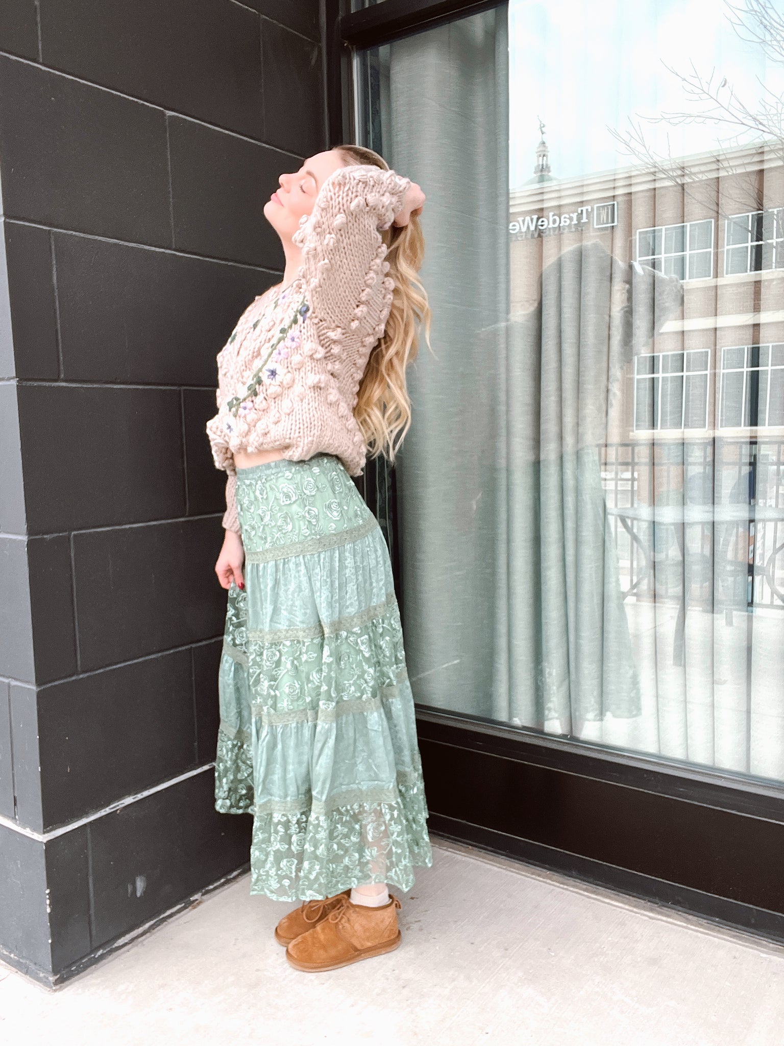 Flow Through Meadows Maxi Skirt