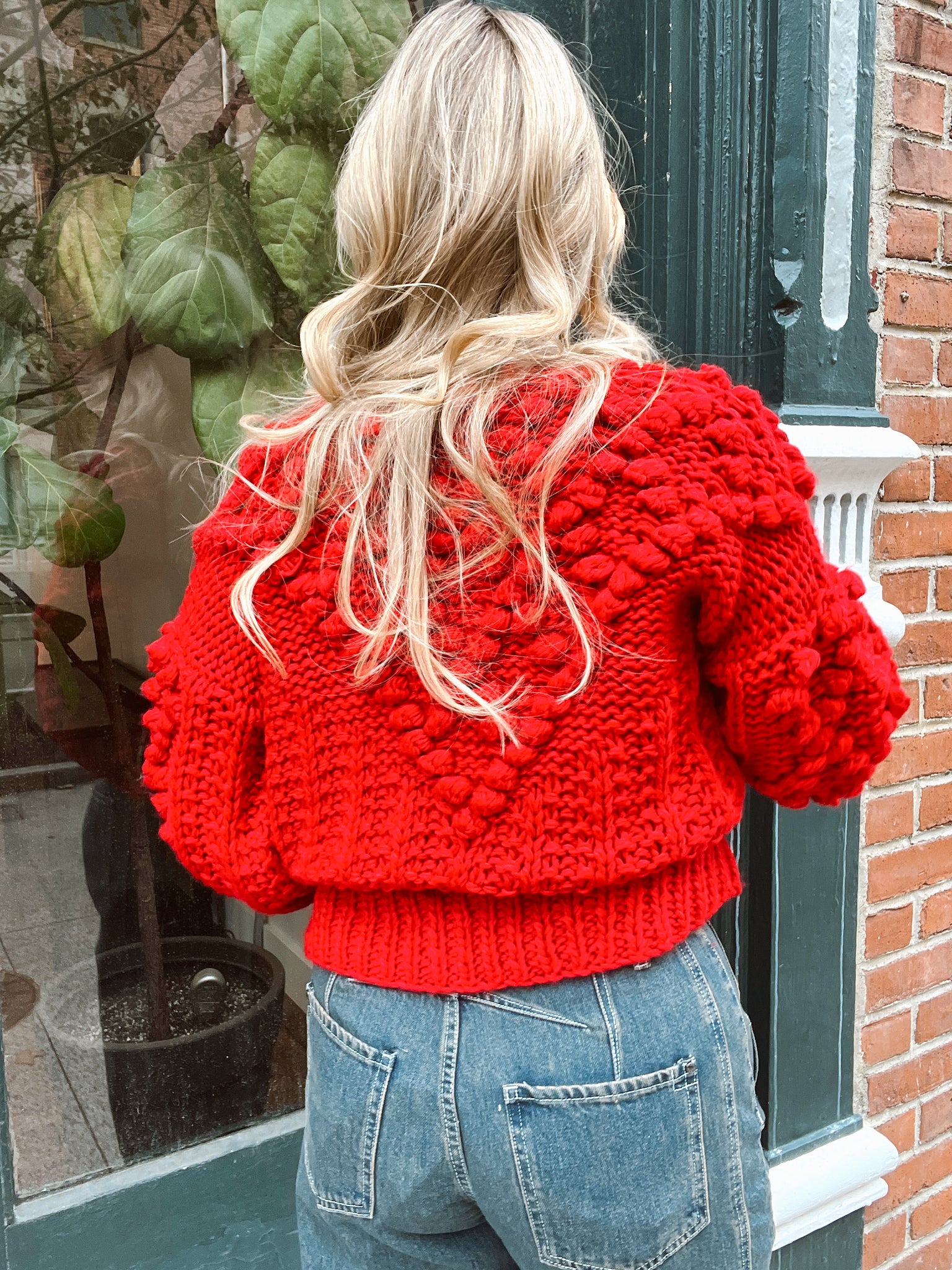 Cranberry Kisses Knit Sweater