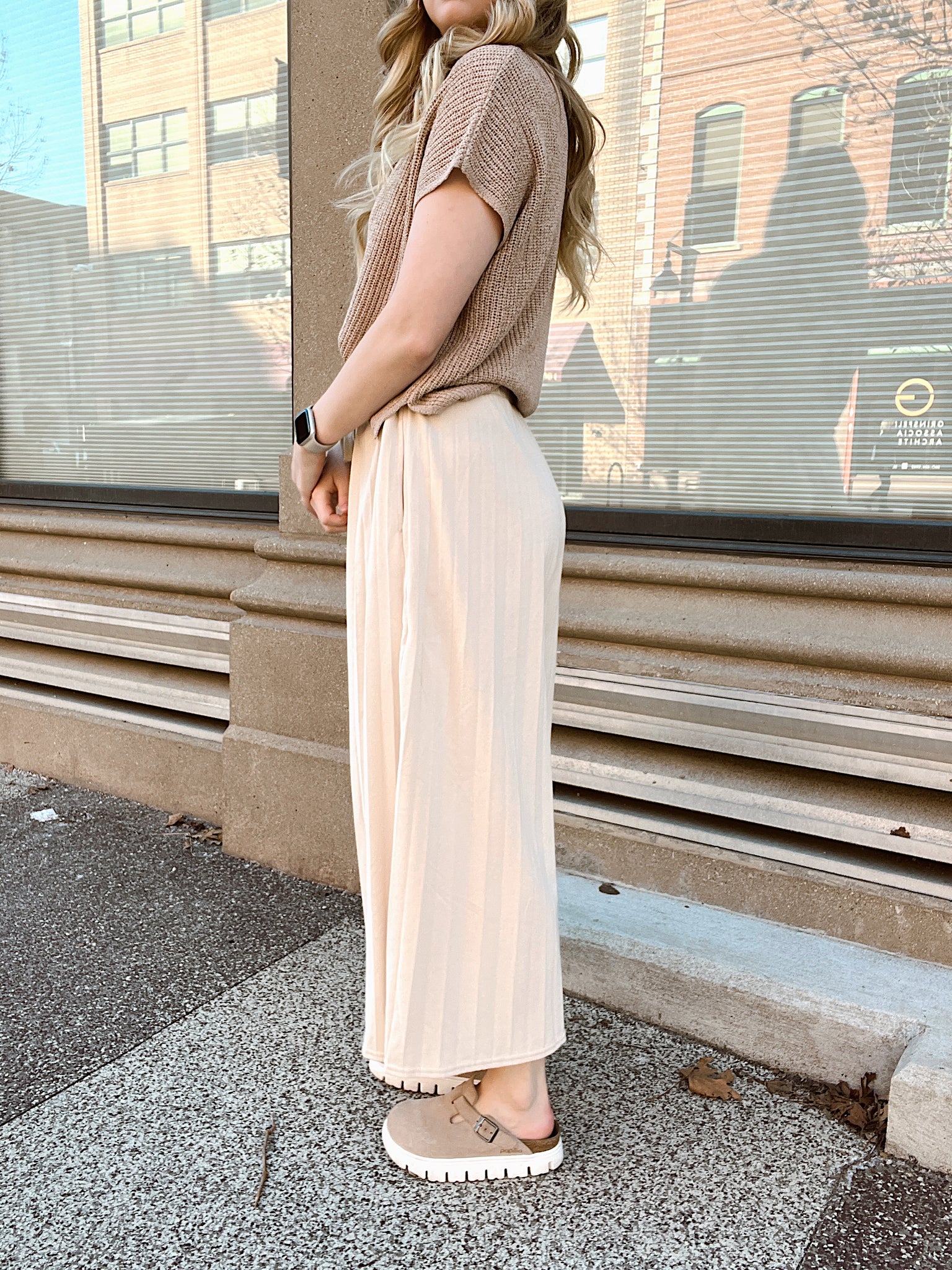 Cozy Flow Beige Lounge Pants