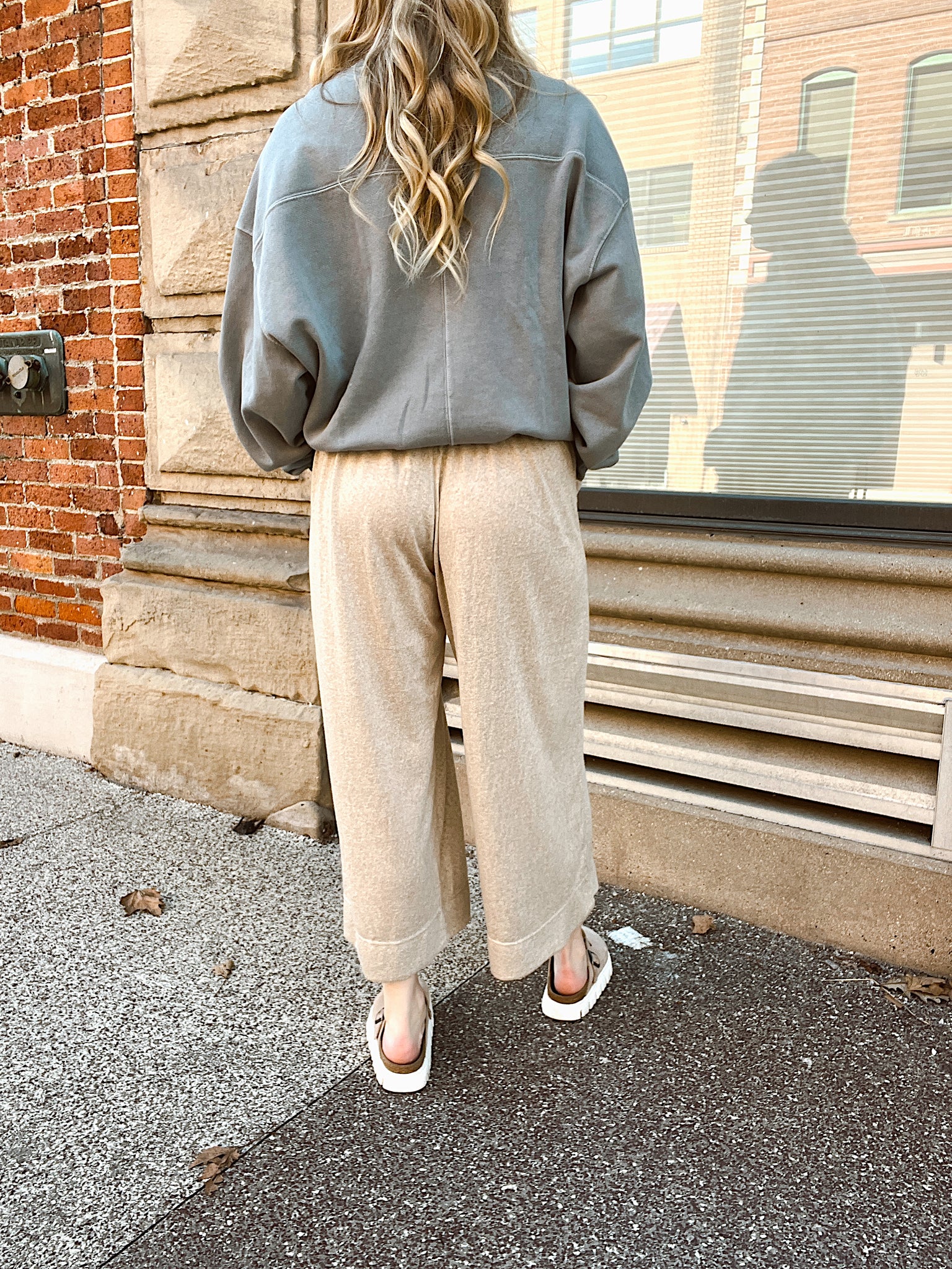 Lounge Around Straw Relaxed Pants