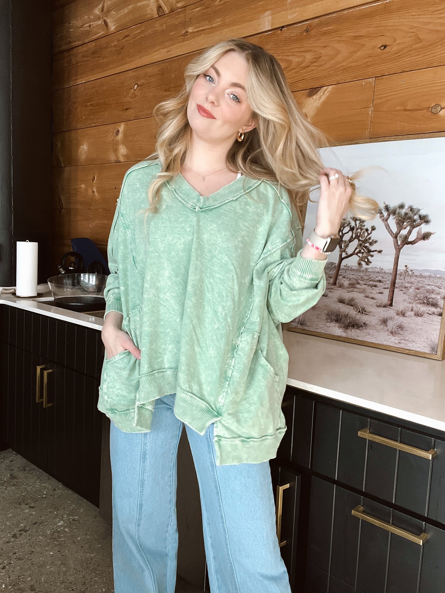 Forever Mine Mint Green Top